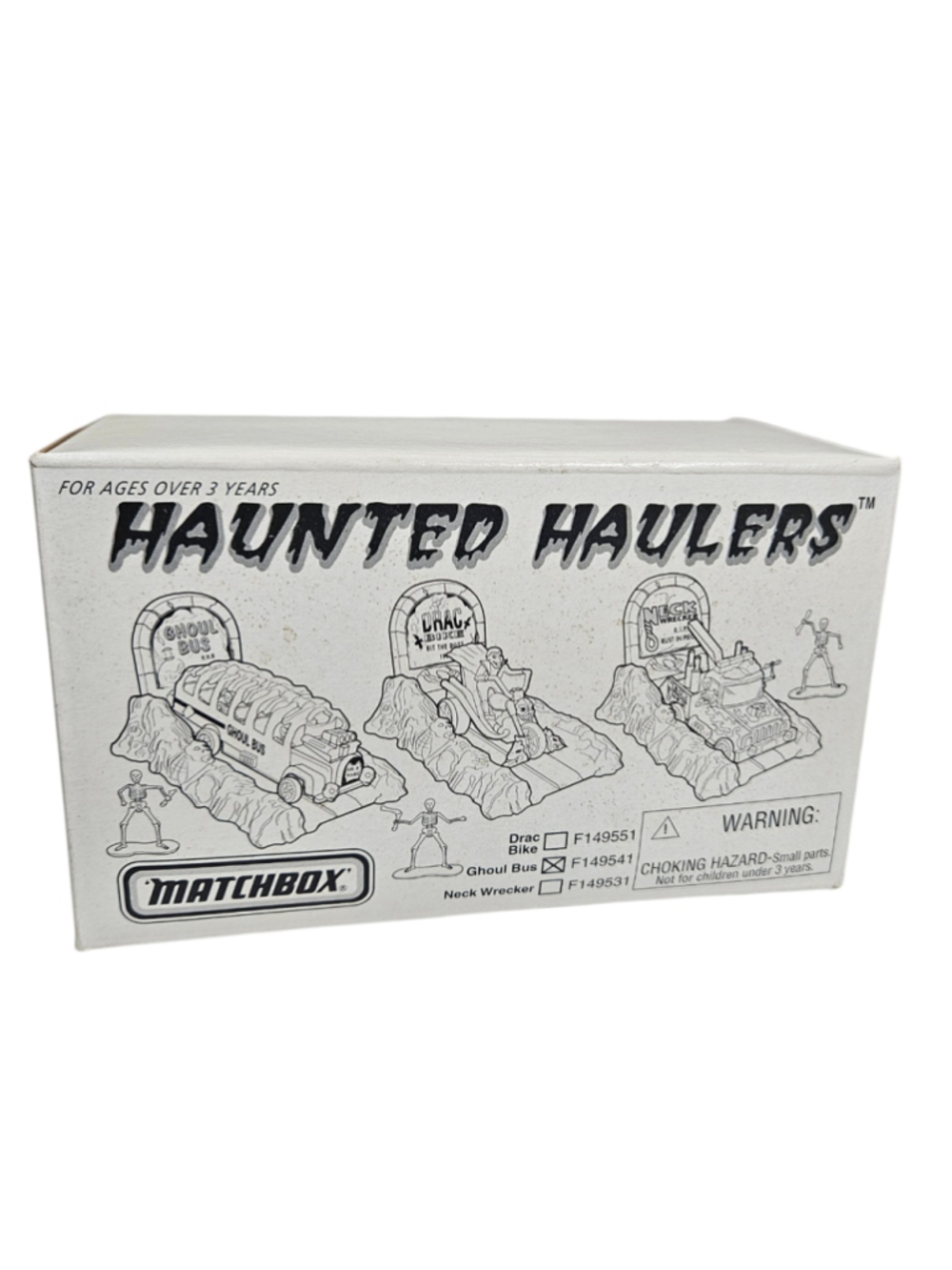 Matchbox 1997 Haunted Haulers Ghoul Bus Play Set w/ Box Halloween Mattel
